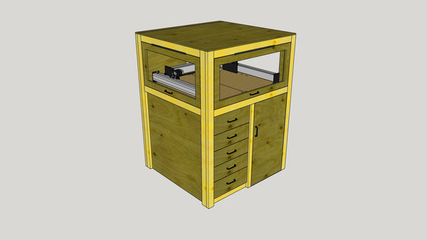 Shapeoko 3 XXL Enclosure Build Plan (Exact Fit, No Extra Gap)