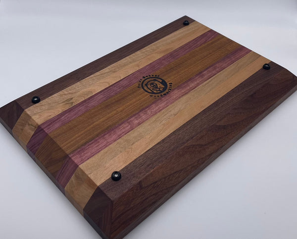 PRE-ORDER Cutting Board (Walnut, African Mahogany, Ash, Purple Heart, Maple)