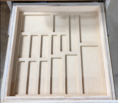 CNC Carved Drawer Organizer