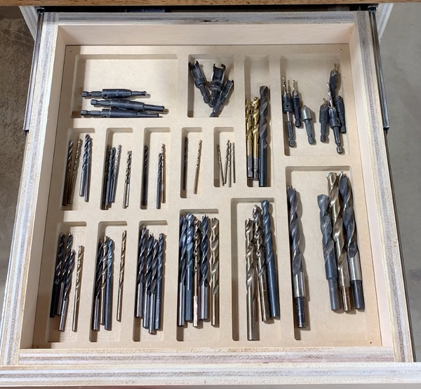 CNC Carved Drawer Organizer
