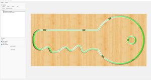 Key Shaped Hanger CNC Design File