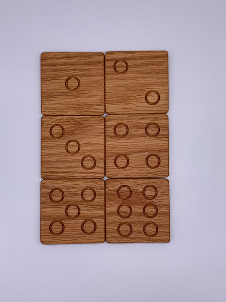 Dice Coasters (6 sides)