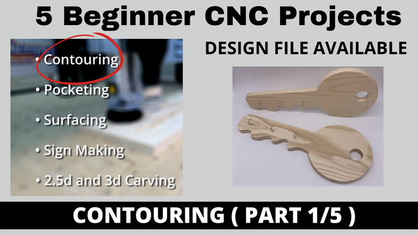 Key Shaped Hanger CNC Design File